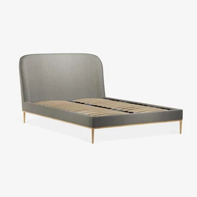 John Lewis John Lewis & Partners Show-Wood Upholstered Bed Frame, Double