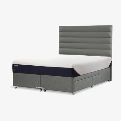 John Lewis TEMPUR® Continental Drawer Divan Storage Bed, Double