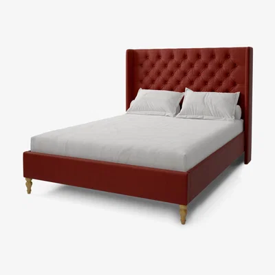 John Lewis Koti Home Winged Button Upholstered Bed Frame, Double