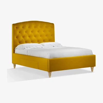 John Lewis John Lewis & Partners Rouen 2 Drawer Storage Upholstered Bed Frame, Double