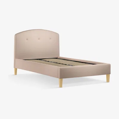 John Lewis John Lewis & Partners Grace Upholstered Bed Frame, Small Double, Topaz Pink