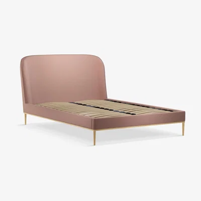 John Lewis John Lewis Show-Wood Upholstered Bed Frame, Double
