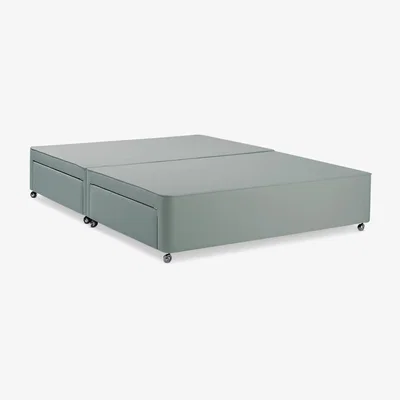 John Lewis John Lewis & Partners Non-Sprung 4 Drawer Storage Upholstered Divan Base, Double, FSC-Certified (Pine)