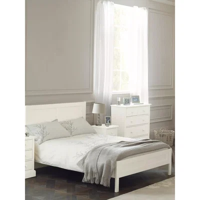 John Lewis Laura Ashley Ashwell Bed Frame, Super King Size, White