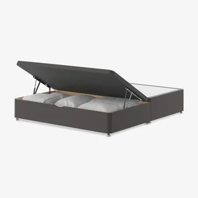 John Lewis Silentnight End Divan Half Ottoman Storage Bed, Super King Size