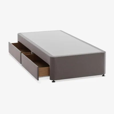 John Lewis Silentnight Non Sprung 2 Drawer Divan Storage Bed, Single