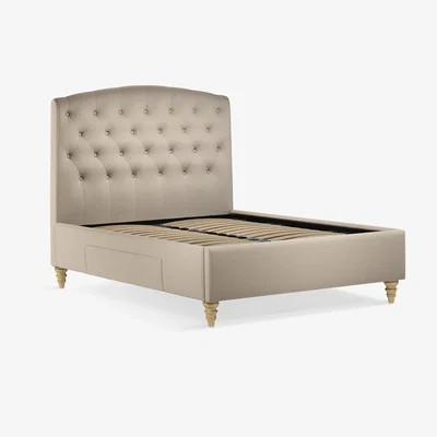 John Lewis John Lewis Rouen 2 Drawer Storage Upholstered Bed Frame, King Size