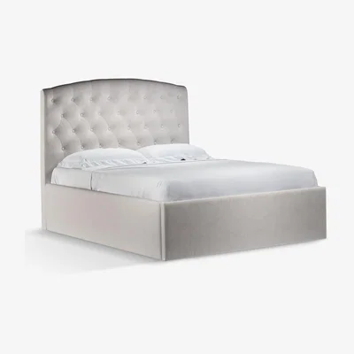 John Lewis John Lewis & Partners Rouen Ottoman Storage Upholstered Bed Frame, King Size