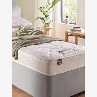 John Lewis Silentnight Miracoil Divan Base and Mattress Set, Regular Tension, Single