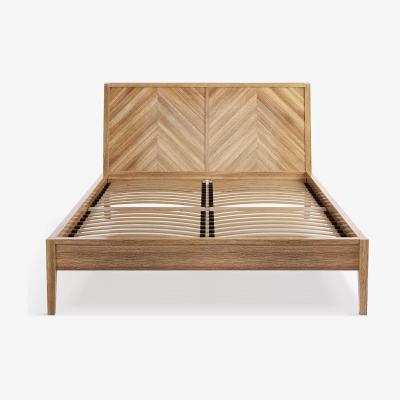 John Lewis John Lewis & Partners Padma Parquet Bed Frame, Super King Size, Oak