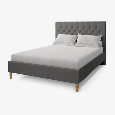 John Lewis Koti Home Button Upholstered Bed Frame, King Size