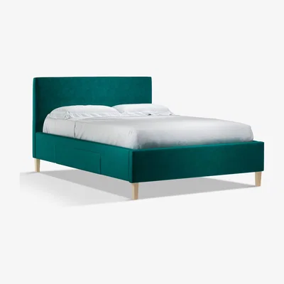 John Lewis John Lewis & Partners Emily 2 Drawer Storage Upholstered Bed Frame, King Size