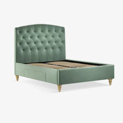 John Lewis John Lewis Rouen 2 Drawer Storage Upholstered Bed Frame, Double