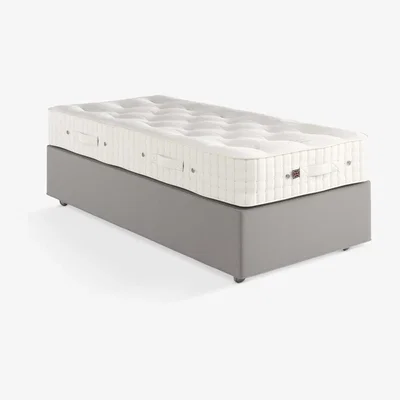 John Lewis Vispring Woolacombe Supreme 2000 Mattress and Premier Divan Base Set, Medium Tension, Extra Long Single, FSC Certified (Spruce)