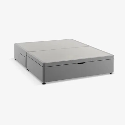 John Lewis Silentnight 2 Drawer Continental Half Ottoman Divan Storage Bed, Super King Size
