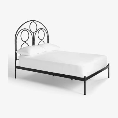John Lewis ANYDAY John Lewis & Partners Decorative Metal Bed Frame, Double, Black