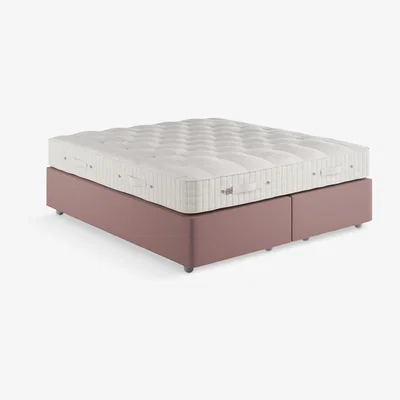 John Lewis Vispring Woolacombe Supreme 2000 Mattress and Premier Divan Base Set, Medium Tension, Super King Size, FSC Certified (Spruce)