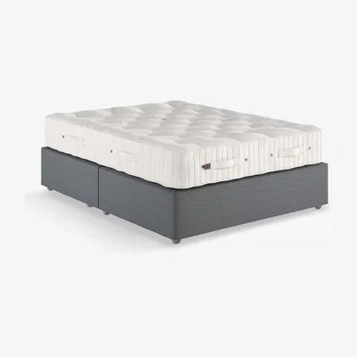 John Lewis Vispring Axminster Supreme 2500 Mattress and Premier Divan Base Set, Medium Tension, King Size, FSC Certified (Spruce)