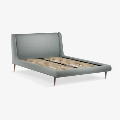 John Lewis John Lewis Mid-Century Sweep Upholstered Bed Frame, Double