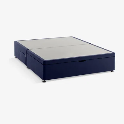 John Lewis Silentnight 2 Drawer Continental Half Ottoman Divan Storage Bed, Double