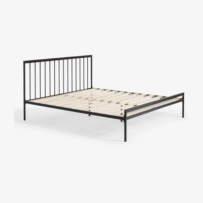 John Lewis John Lewis Spindle Metal Bed Frame, King Size, Black