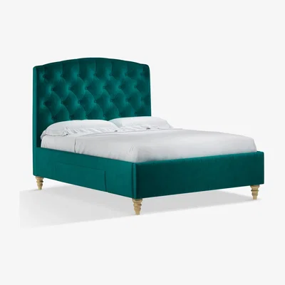 John Lewis John Lewis & Partners Rouen 2 Drawer Storage Upholstered Bed Frame, Double