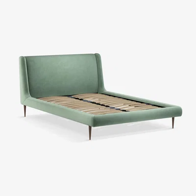 John Lewis John Lewis Mid-Century Sweep Upholstered Bed Frame, Double