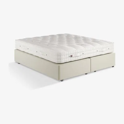 John Lewis Vispring Plymouth Supreme 1200 Mattress and Premier Divan Base Set, Medium Tension, Super King Size, FSC Certified (Spruce)