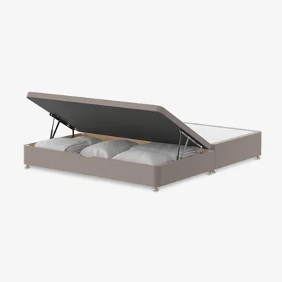 John Lewis Silentnight End Divan Half Ottoman Storage Bed, Super King Size