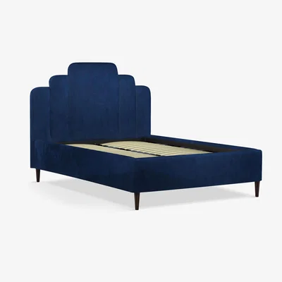 John Lewis John Lewis & Partners Boutique Upholstered Bed Frame, Double, Opulence Royal Blue