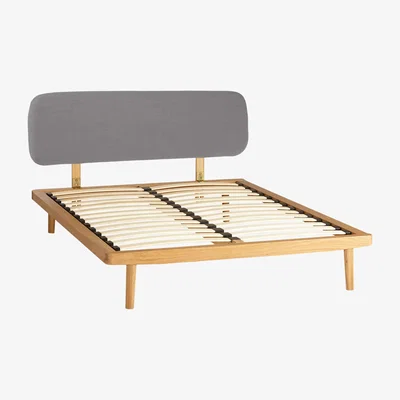 John Lewis John Lewis Bow Upholstered Headboard Bed Frame, Double