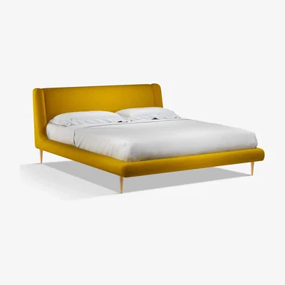 John Lewis John Lewis Mid-Century Sweep Upholstered Bed Frame, Super King Size