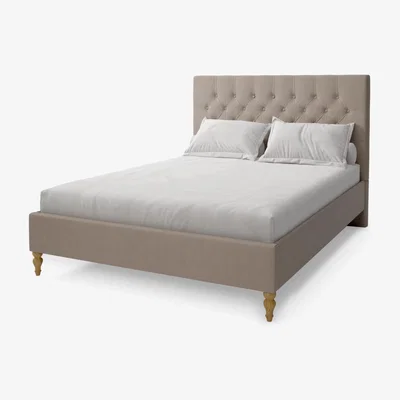 John Lewis Koti Home Button Upholstered Bed Frame, Double