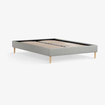 John Lewis ANYDAY John Lewis & Partners Bonn Platform Bed Frame, Double, Saga Grey