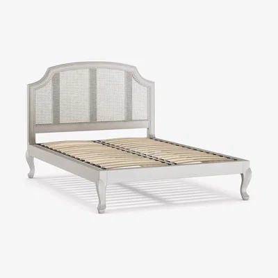 John Lewis John Lewis Louis Woven Rattan Bed Frame, King Size, Grey