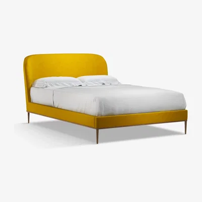 John Lewis John Lewis Show-Wood Upholstered Bed Frame, Double