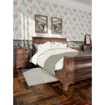 John Lewis Laura Ashley Broughton Bed Frame, Double, Brown