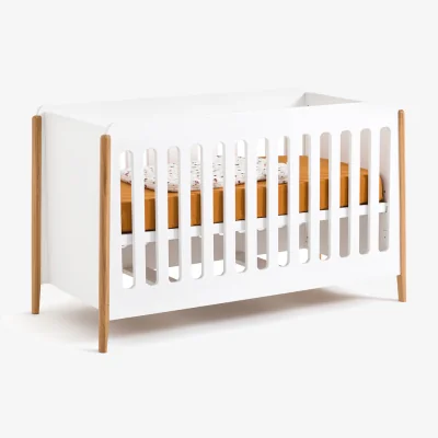 La Redoute Nadil Oak and Lacquer Baby Crib