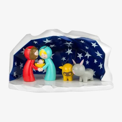Made in Design Happy Eternity Baby Crib - / Hand-painted porcelain by Alessi White