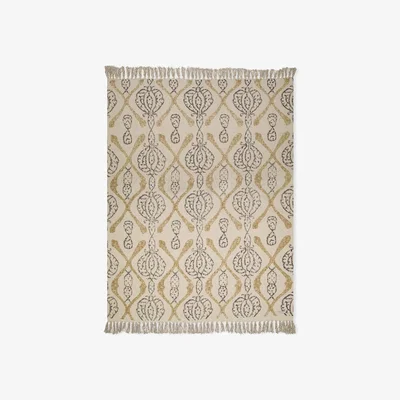 Amara Freddy Throw, Nature, Recycled Cotton