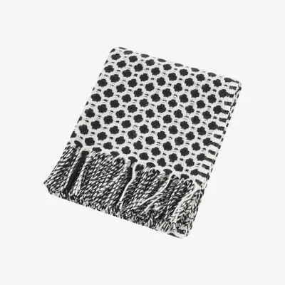 Amara Tweedmill - Crossroads Wool Throw - Black