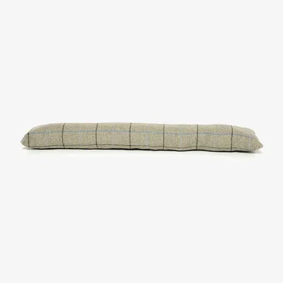 Amara Tweedmill - Tweed Draught Excluder - 16x80cm - Overcheck Silver