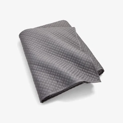 Amara Lauren Home Argyle Quilted Bedspread - Graphite