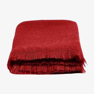 Amara Soho Home - Alba Mohair Throw - Rust