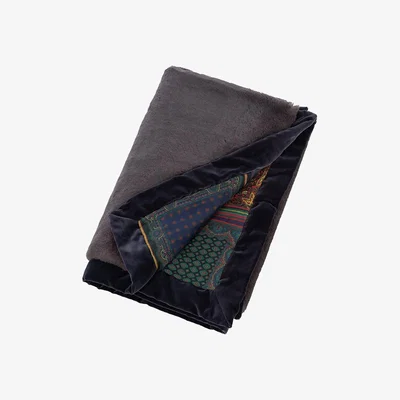 Amara Etro - Monsanto Faux Fur Throw - Blue