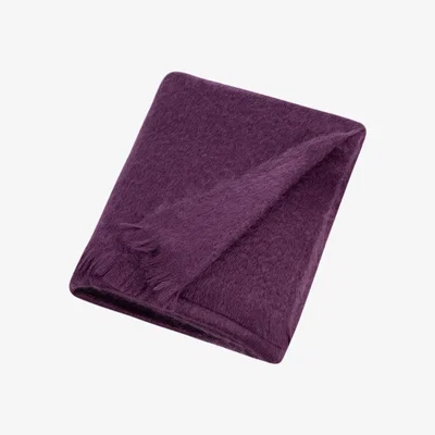 Amara Bronte by Moon - Mohair Throw - Clover