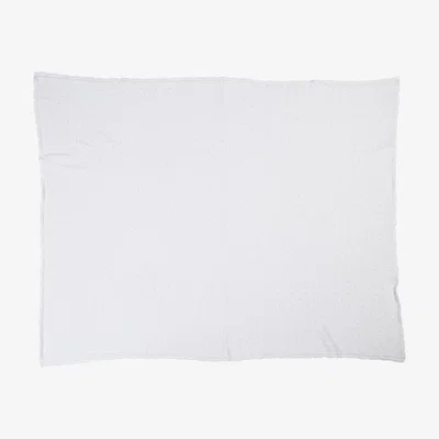 Amara Lorena Canals - Biscuit Knitted Baby Blanket - 90x120cm - White