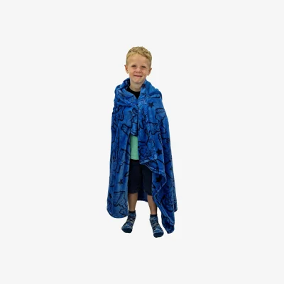 Amara Hood Black Blanket