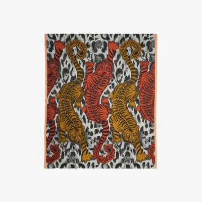 Amara Emma J Shipley - Tigris Throw - 135x180cm - Flame