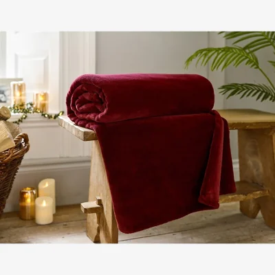 Amara Coco Throw - 140x180cm - Cabernet